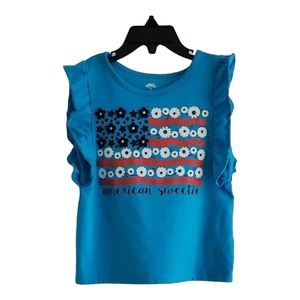 American Sweetie Blue Top - 3T